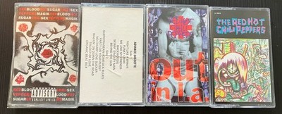 Red Hot Chili Peppers 4x Cassette Lot Uplift Mofo Party Plan Self Titled