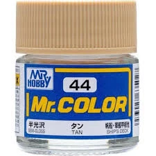 Mr. Hobby Mr. Color Lacquer C044 Semi-Gloss Tan C44 10ml