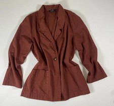 Sag Harbor Women s Single Button Blazer S/M Capsule Wardrobe Business Chic Work