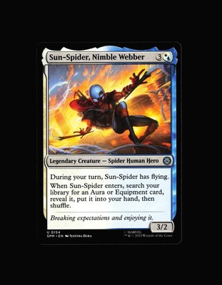 MTG: Sun-Spider, Nimble Webber #154 U Normal NM Marvel's Spider-Man