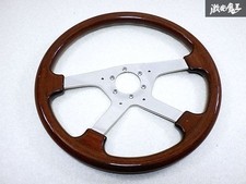 Volant universel en bois d'origine MOMO diamètre 350 mm dérive de course...