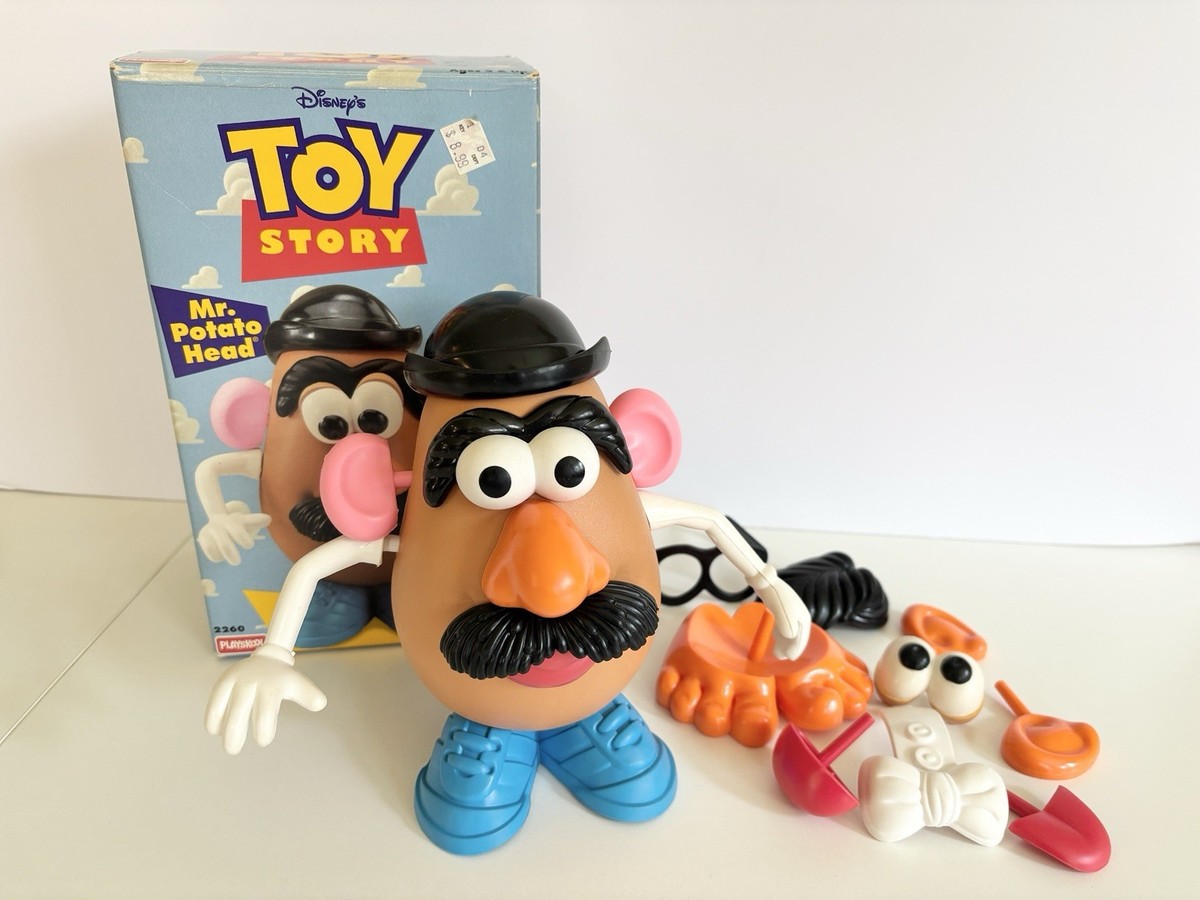 Mr. Mrs. Potato Head Huge Lot 110+ Pieces Parts Bodies Big Storage