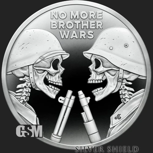 2026 Silver Shield NO MORE BROTHER WARS - 1oz .999 Silver Proof - Pre Sale