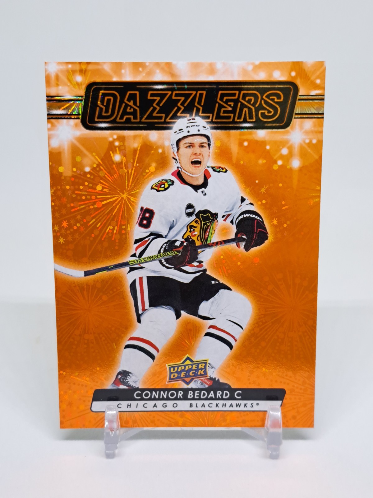 2023-24 Upper Deck Series 2 - Dazzlers Connor Bedard #DZ-79 Orange (RC)