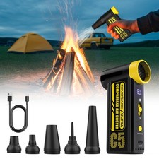 Portable Cordless Compressed Air Duster Mini Blower 300000RPM for Car Office PC