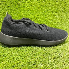Allbirds Wool Runner Mizzle Mens Size 8 Black Athletic Running Shoes Sneakers