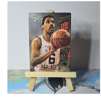 HI-PRO MKTG. INC. Julius Erving All-Star NBA Card #71 1989 Anniversary 76ers