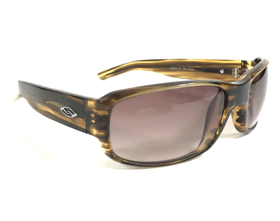 Gafas de sol Smith Cassius TLT montura marrón a rayas oscuras con lentes moradas degradadas Foto 3 de 4