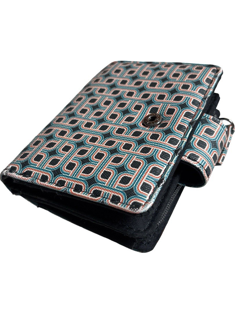 Women’s Stylish Geometric Pattern Wallet – Slim, … - image 3