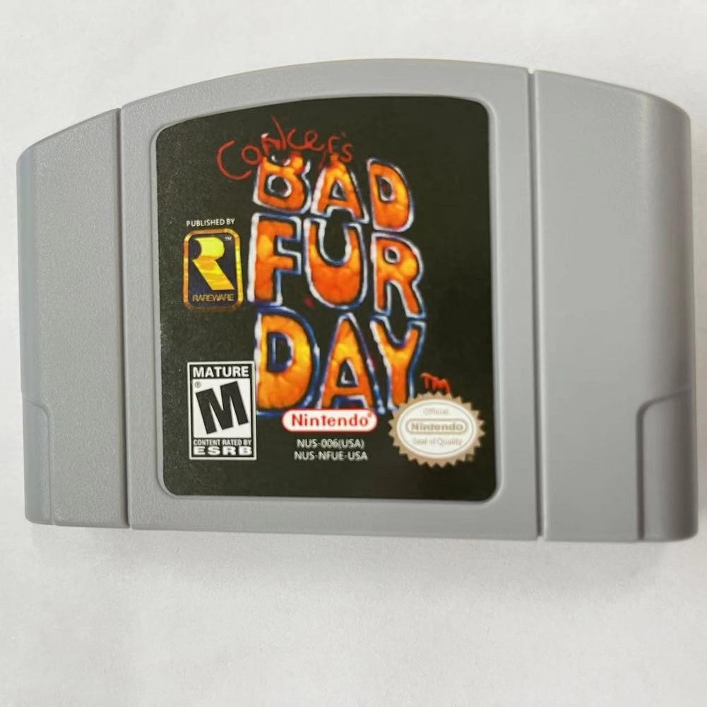 Conker`s Bad Fur Day - Nintendo 64 (N64) Mint condition Collector's item