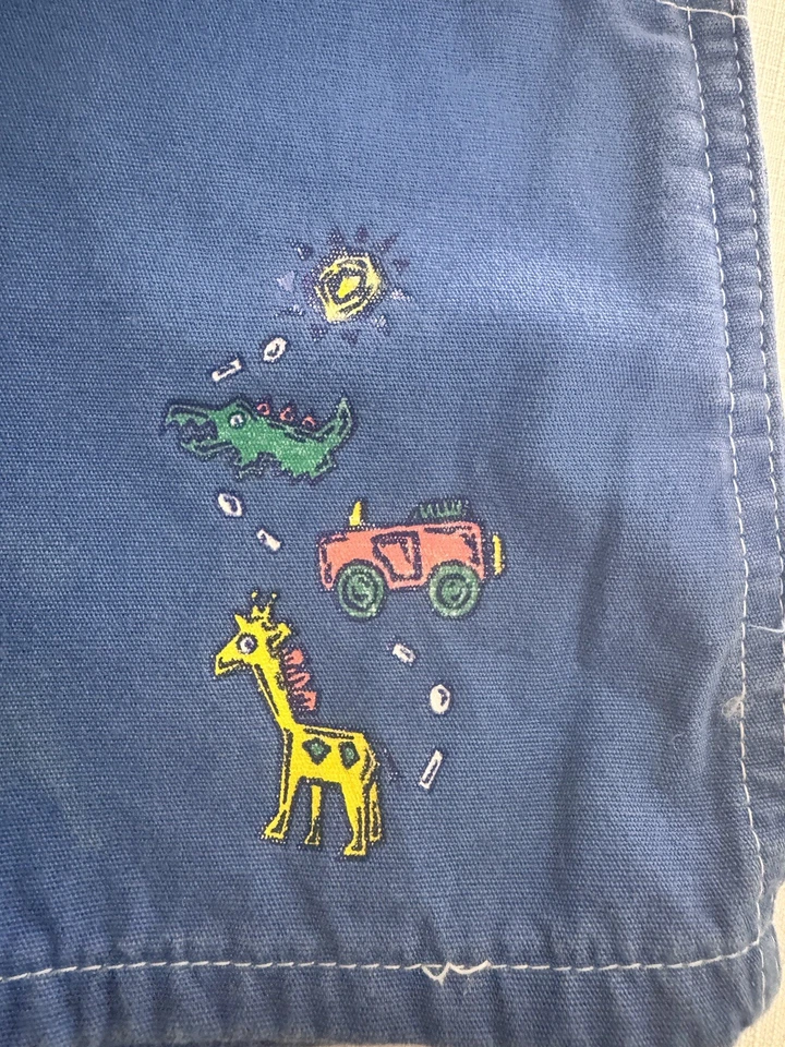 Pantalones cortos de safari azules vintage OshKosh Baby B’gosh 24 meses #J Foto 4 de 4