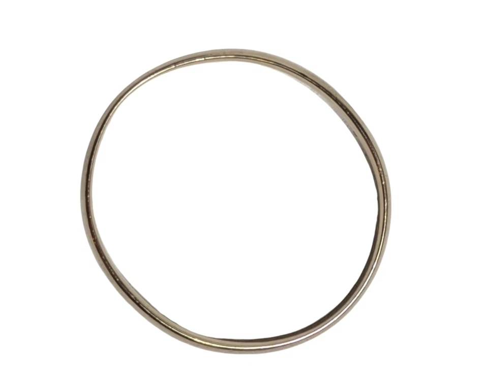 Vintage 14k yellow gold 1950 wedding Band Men's Sz 9 band 2.45g - Image 4 of 4