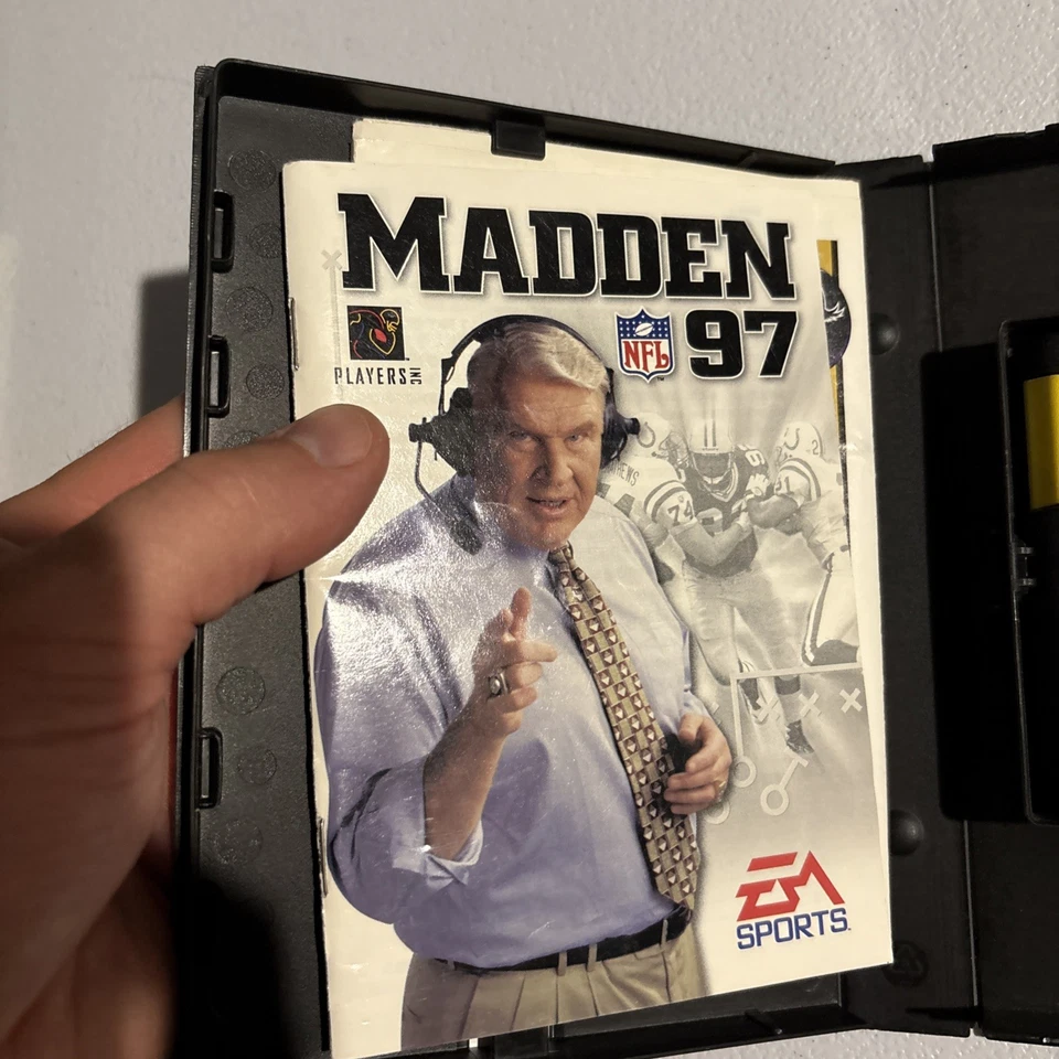 Madden 97 NFL (Complete) - Sega Genesis Tested Authentic EA Sports  - Image 2 of 4