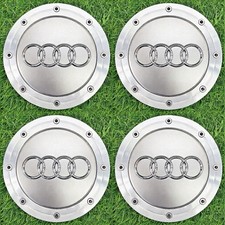 Audi Oem 135mm Wheel Center Cap Set Of 4 4b0601165a Silver Bolt Style A6 Tt A8