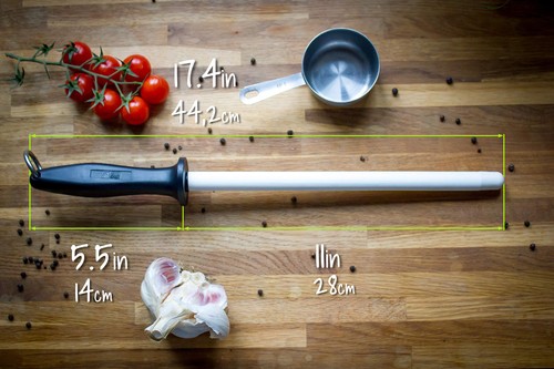 Ceramic Sharpening Rod, Lightweight & Highly Durable 11-Inch Shatterproof Cer... - Picture 4 of 6