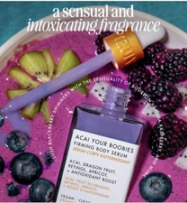 Truly Acai Your Boobies Firming Body Serum with Retinol Vegan 3.1 fl oz *NEW*