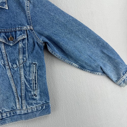 Vintage Levis Jacket Mens 38 Small Denim Trucker Type 3 80s Made in USA by Levi's, Size S, $35.99 - Photo 6