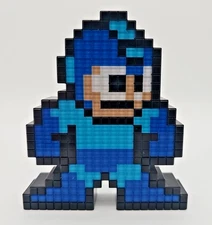 PDP Pixel Pals Capcom Mega Man Light Up Figure Collectible Decor TESTED Bat Incl