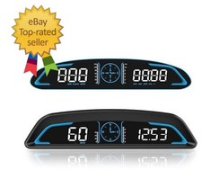 Digital GPS Speedometer Universal Heads Up Display for Car 5.5 inch Large LCD Di