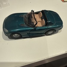 Tyco Viper Roadster Dark Green Met Black Pipes 440x2 Slot Car