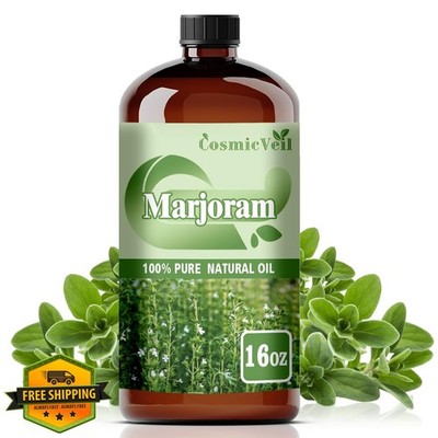 CosmicVeil Marjoram Essential Oil 16 Fl Oz