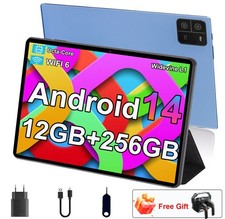 2026 Newest Tablet 10.1in Android 14 12GB 256GB 8000mAh Gaming PC Pad 5G WiFi