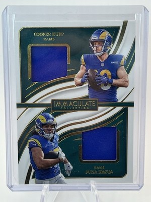 2024 Panini Immaculate Cooper Kupp & Puka Nacua  Dual Jersey Patch /49 IDJ-LAR