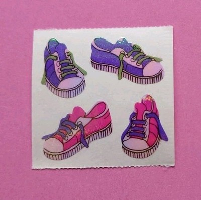 Stickeralbum Sticker Vintage 90er Jahre bsb Glanz Pearly MOP Turnschuhe 
