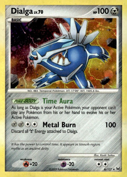 Dialga (6) Holo Rare Platinum 6/127 DMG