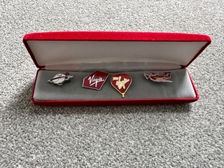 Virgin Atlantic Pin Badge Collection