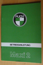 original PUCH MAXI  2Handbuch 1983  Betriebsanleitung  Bedienungsanleitung