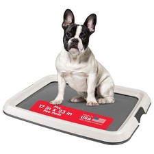 IRIS USA Leakproof Dog Pad Holder with Non-Skid Base, Latching Sides Open Box 