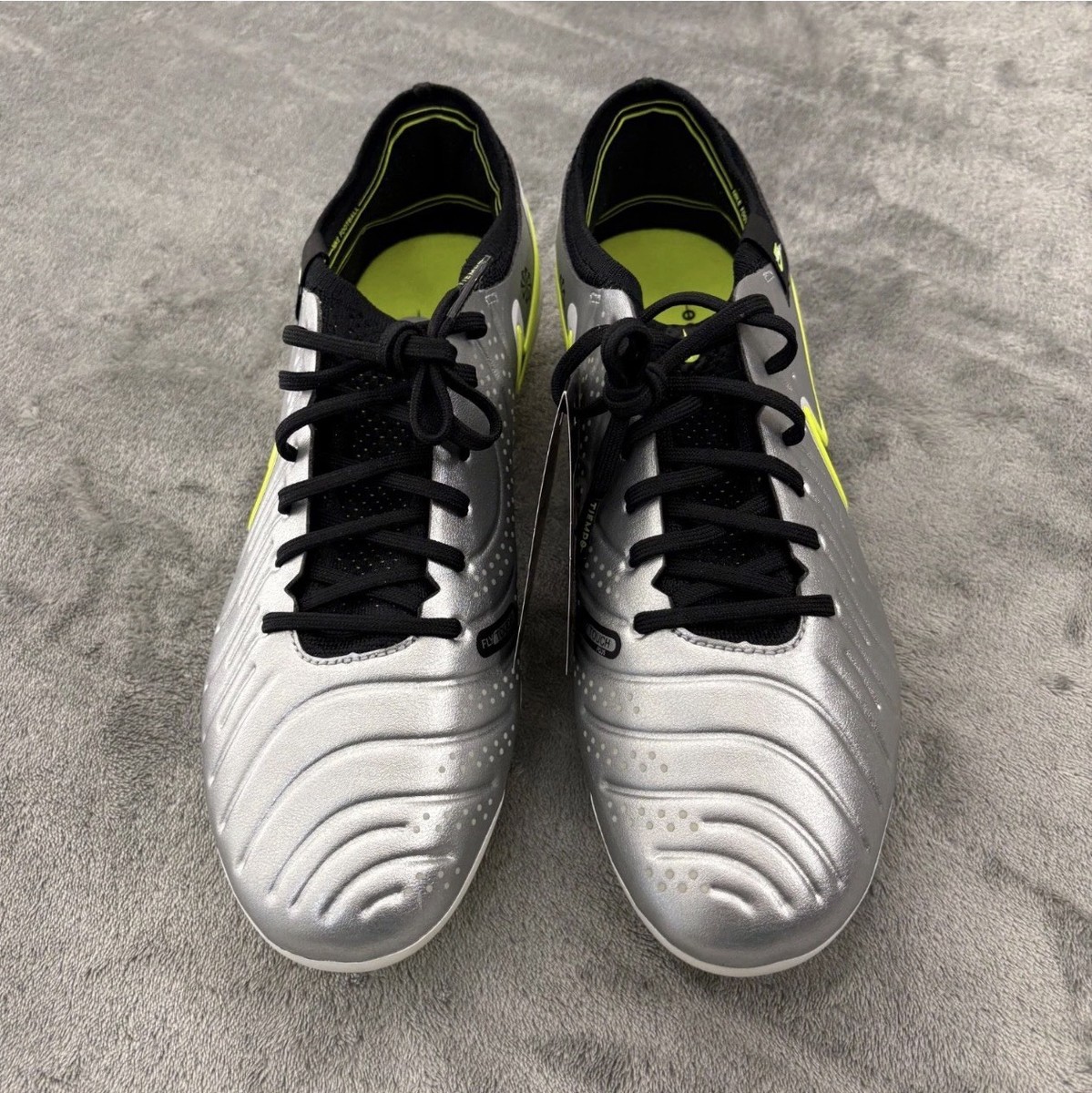 Nike Tiempo Legend 10 Elite AG Pro Soccer Cleats Silver HF4378-002