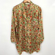 Vintage Y2K Victoria Secret Medium Nightshirt Gown Romantic Gold Label Satin