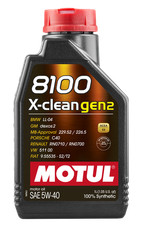 Motul 1L Synthetic Engine Oil 8100 X-CLEAN Gen 2 5W40 - Case of 12 43.67 per gallon