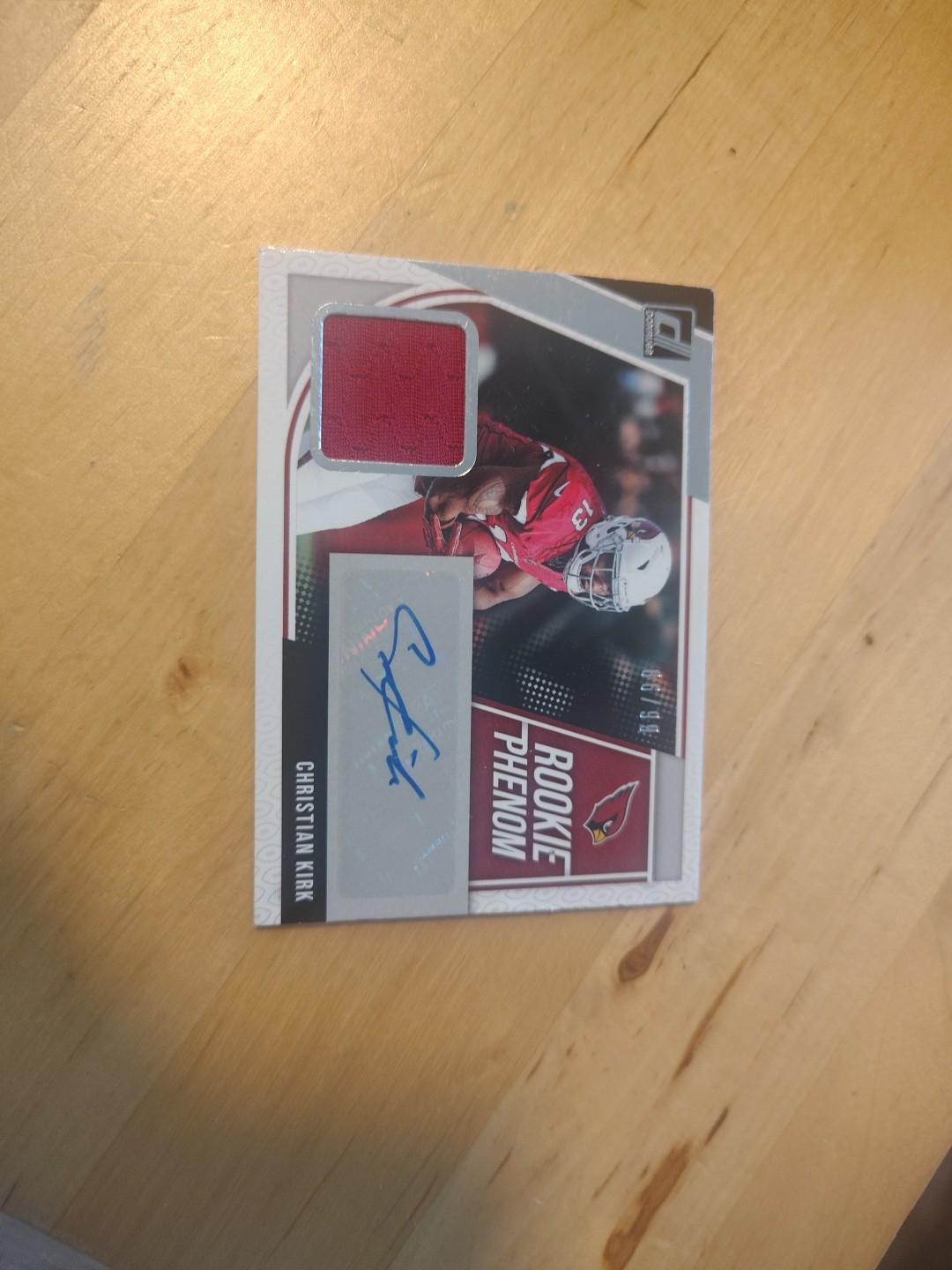 2018 Panini Donruss Rookie Phenom Christian Kirk Cardinals #13 Patch Auto /99