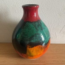 Poole Pottery Volcano Bud Vase  5.5 inches