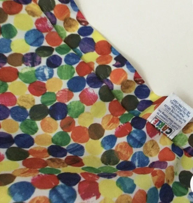 Kids Preferred Eric Carle Baby Lovey Elephant Plush Rattle Teether Blue Colorful - Image 3 of 4