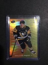 2023-24 Upper Deck Allure Color Flow Orange-Yellow Sidney Crosby