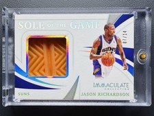 2020-21 Panini Immaculate Jason Richardson Sole Of The Game GU Sneaker Patch /14