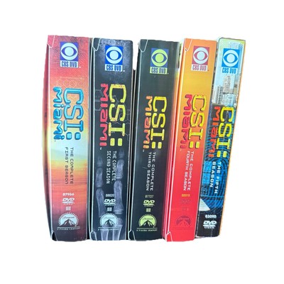 Lot CSI Miami Seasons 1, 2, 3,4,5 DVD Paramount CBS Jerry