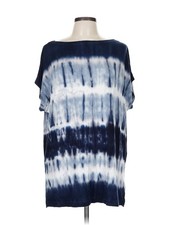 Karen Kane Women Blue Short Sleeve T-Shirt M