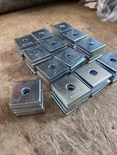 LDR30-3/8EG square washer 1-1/2''x1-5/8'' with 3/8'' hole galvanized 