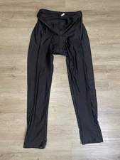 Canari Women's Sz XL Cycling Pants Black Pull On Elastic Waist Drawstring Padded