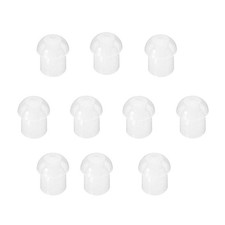 10x Replacement Rubber Mushroom Style Radio Ear Plugs Earplugs for