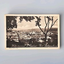 Vintage 1936 Postcard Caracas Green 1 Cent General Gorgas Stamp Canel Zone 105