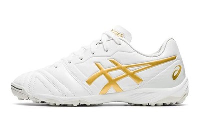 Asics Ultrezza GS TF Low top Kids' Running Shoes White Yellow Kids' 1104A021-101