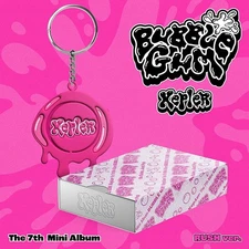 KEP1ER BUBBLE GUM 7th Mini Album RUSH Ver/NFC KeyRing+Photo Book+2 Card+2Sticker