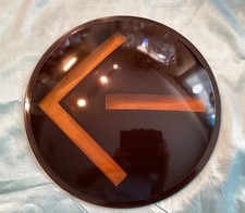 NOS 12โ Kopp Heavy Glass Amber Traffic Light Signal Arrow TL-1200 USA Made