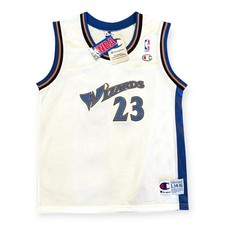 Vintage Champion Michael Jordan Washington Wizards 23 Jersey Size L 14-16 NWT